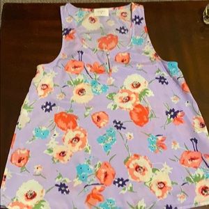 2/$10 Flower dress tank size Medium
